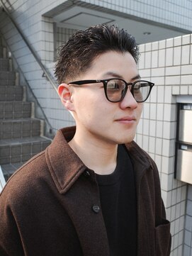 メイクス 表参道(MAKE'S omotesando) MEN’S HAIR/サーフカール/刈り上げセンターパート/表参道