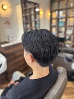 アンカー(ANCHOR) MEN’S/リバースセンターパート/ニュアンスパーマ/印西