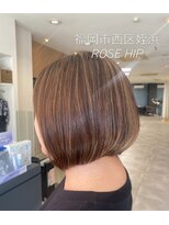 ローズヒップ(ROSE HIP) 前下がりハイライト