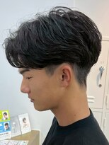 ノードオム 栄(NODE HOMME)&nbsp;シャドウパーマニュアンスパーマ波巻きスパイラルパーマ名古屋栄