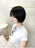 丸みショート ショートボブ 顔まわりカット 顔まわりレイヤー