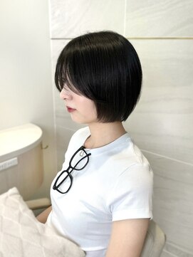 ミズチャーム(Ms.CHARM) 丸みショート ショートボブ 顔まわりカット 顔まわりレイヤー