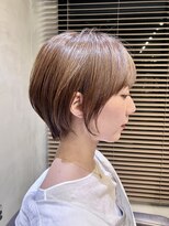 クロワ(croix)&nbsp;イルミナカラー× 上品ショート・ミルクティーブロンド