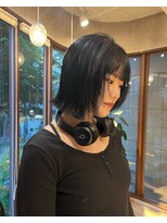 フリッカ(FLYCKA)&nbsp;きりっぱなしボブ×ブルーブラック