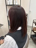 バセット バイ アルター 鎌取店(basset by aL-ter)&nbsp;ハッシュカット/グレージュ/デザインカラー/鎌取