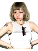 ハイブリーチ × グラデーション ☆ ラウンドボブ♪