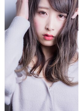 ミエル ヘア 新宿(miel hair) 【miel hair新宿】フリンジバングひし形カール