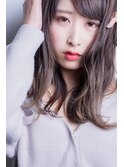 【miel hair新宿】フリンジバングひし形カール