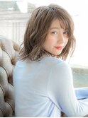 ふんわりウェービーボブ☆relian青山