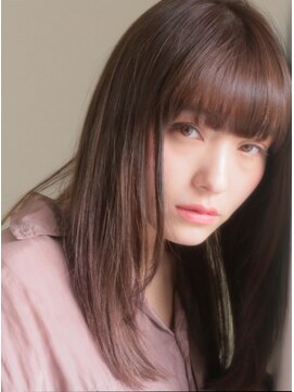 キース ヘアアンドメイク 恵比寿(kith. hair&make) kith.本田×ナチュラルうるつやストレート