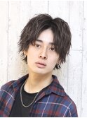 セミウェットセンターパートエアリーウルフ