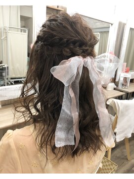 ヘアセット専門店 ナゴミ 渋谷店(nagomi) ハーフアップ/ヘアセット/ヘアメイク/編み込み/三つ編み