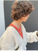 【Barouche】 マッシュウルフ パーマ 堀江