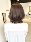 くびれボブ　レイヤーボブ　ウルフボブ　atena六本松　川本