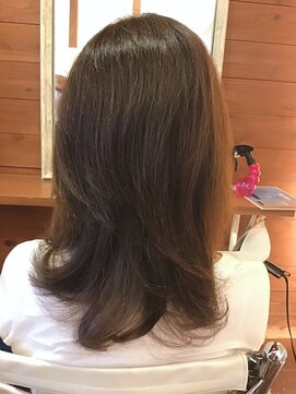 ピールアーク(peal ark) 40代30代大人可愛い◎エレガント透明感カラー×毛先カール