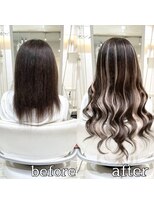 ヴォーグ(VOGUE) シールエクステでハイライトロング☆