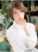 アシンメトリー前下がりナチュラルマッシュa志木20代30代40代