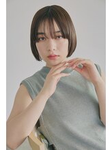 ヘアーラウンジ エゴ(Hair Lounge EGO) オリジナルバームを使用したマルチダボブ　グレーベージュ　槙本