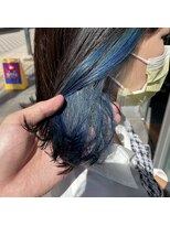 メール(Mer...)&nbsp;☆ブリーチ2回でつくるブルーインナーカラー☆横山飛翔