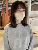 コフィー バイ メルト 吉祥寺(cofy by melt)&nbsp;【松本咲花】ワンカールレイヤーカット/春カラー/ピンクブラウン