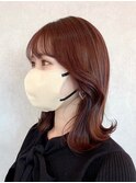 韓国前髪×ショコラアッシュ【韓国ヘア/ふんわりカール/新宿】