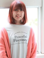 ヘアープロデュース ジェネシス(hair produce genesis)&nbsp;◇genesis◆ブリーチなしレッド系ワンカールボブ