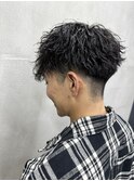 前下がりツイスパ