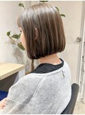前下がりボブ/内巻きボブ/切りっぱなしボブ/大人可愛い 銀座