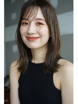 エインアンリー 明治神宮前(AIN.ANLY.)&nbsp;★黒髪クラゲヘアーオリーブグレー小顔ココアベージュ韓国ヘア