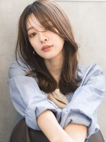 トッカ ヘアアンドトリートメント 難波店 ウザバング×セミロング