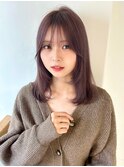 お顔周りレイヤー / ラベンダーベージュ