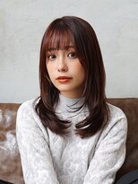 ラフィス ヘアー リアン 西宮北口店(La fith hair lien) 【La fith】カシスブラウン×レイヤーカット