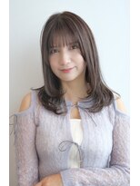 トリッカアヴェダ(tricca AVEDA) ミディアムレイヤー×ラベンダーベージュ