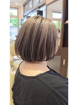 ヘアメイク アリエス 岩切店(HAIR MAKE aries) グレージュ系アンブレラカラー 仙台 20代 30代 40代 アリエス