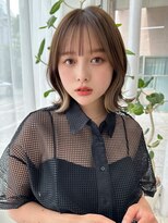 レイリー 原宿 表参道(Rayreee)&nbsp;肩上ボブ/結べるボブ/インナーカラーベージュ/インナーボブ