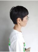 30代・40代・50代におすすめ　黒髪ベリーショート