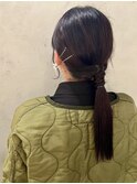 ヘアアレンジ＊タイトポニー