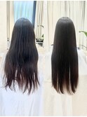 梅雨前のストレートメンテナンスでストレスフリーの美髪に♪