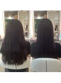 #髪質改善#縮毛矯正#酸性ストレート#ストレート#前髪ストレート