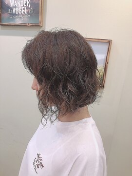 レム 上大岡(REM) ふんわり垢抜けデジタルパーマボブ