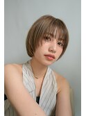 抜け感お洒落なレイヤーボブ