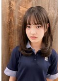 韓国ヘアくびれヘアヨシンモリ顔周りレイヤー20代30代40代