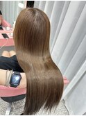 艶髪/水素トリートメント/オリーブグレージュ/髪質改善