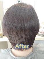 スーパーカット シティガール&nbsp;白髪も染めながらナチュラルブラウン