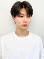 オグジュアリー 表参道(aux.) 韓国風◎刈り上げセンターパート×ニュアンスパーマで小顔