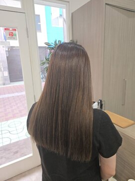 ヘアアンドメイク 心座(hair&make) アッシュブラウン