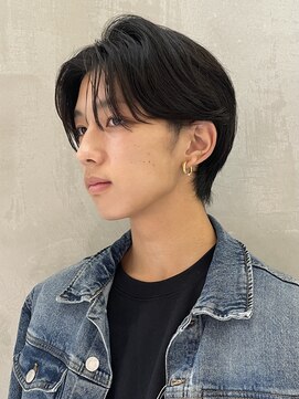 ロンド メリー 大宮(Lond merry) men's/メンズ/刈り上げセンターパート/フェザーパーマ/大宮