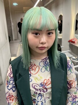 ソル バロール 表参道(SOL .valor) デザインカラーインナーカラーハイトーンブロンドグレージュ◆