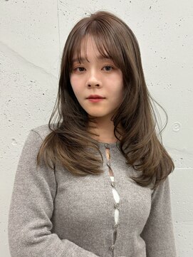 レイヤー/レイヤーカット/ベージュ/ベージュカラー