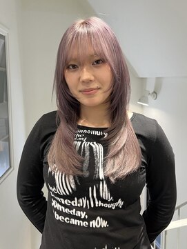 ラック 表参道(LUCK) ハッシュカット/バズカット/ラベンダーピンク/レイヤーカット